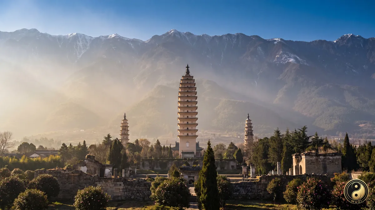 Three Pagodas of Dali Yunnan