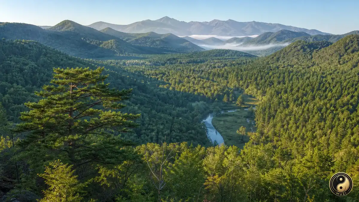 Jilin — Changbai Forest Region — Photoreal panorama