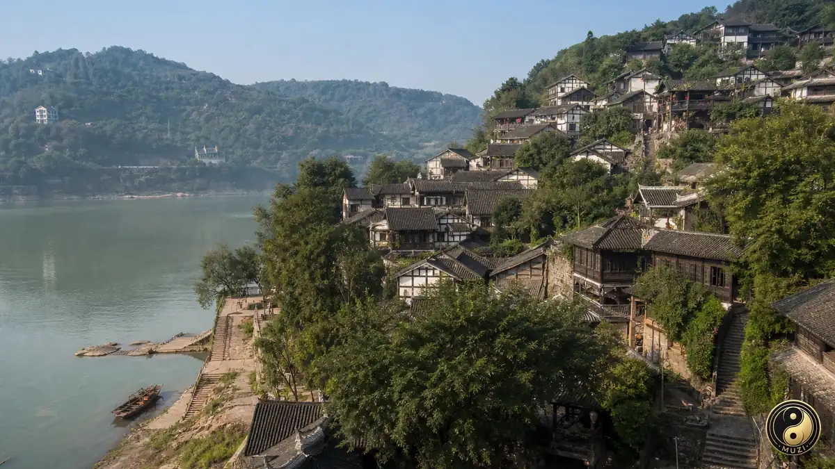 重庆·磁器口古镇·写实全景