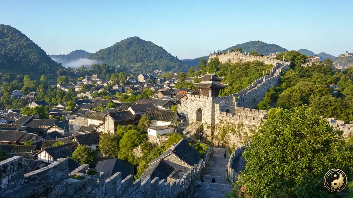 贵州·青岩古镇·写实全景