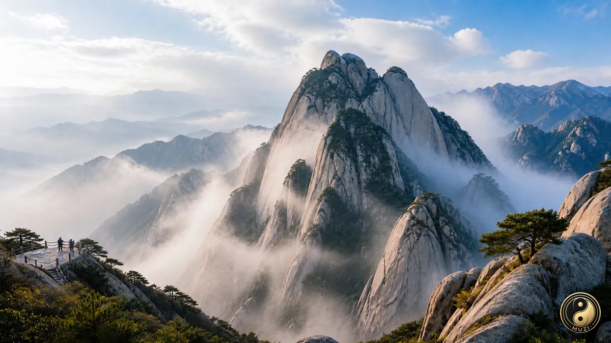 華山·晨曦遠景