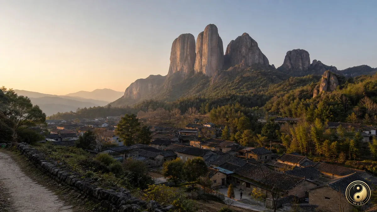 Mount Yandang — Dawn Panorama