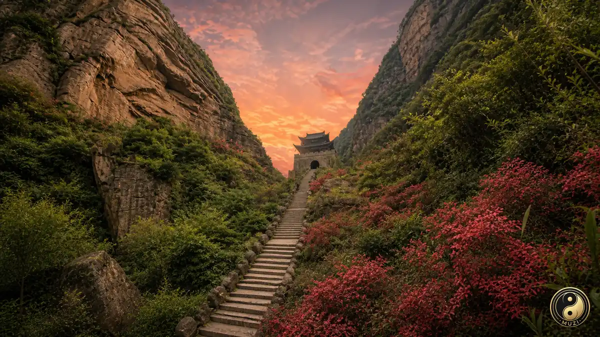 剑门关·晨曦远景
