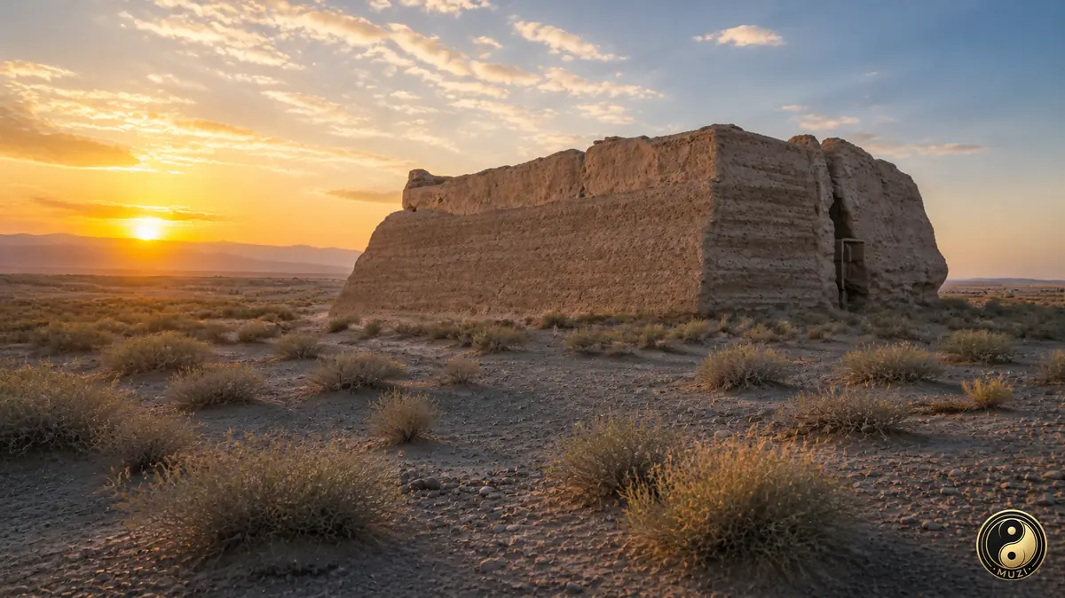 Yumen Pass — Dawn Panorama