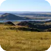 Ili River Valley — Dawn Panorama