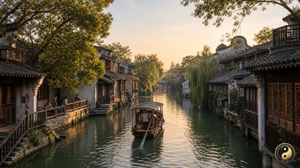 Wuzhen — Dawn Panorama